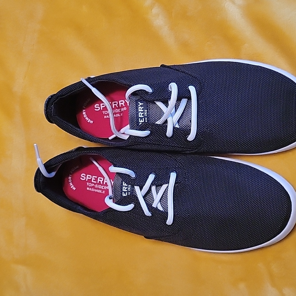 Sperry Black Casual Shoes Size Big Kids 6.5